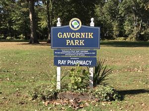 Gavornik Park sign